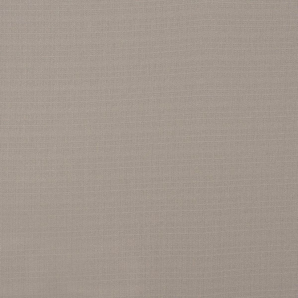 Close-up of soft putty taupe woven fabric with a fine textured surface