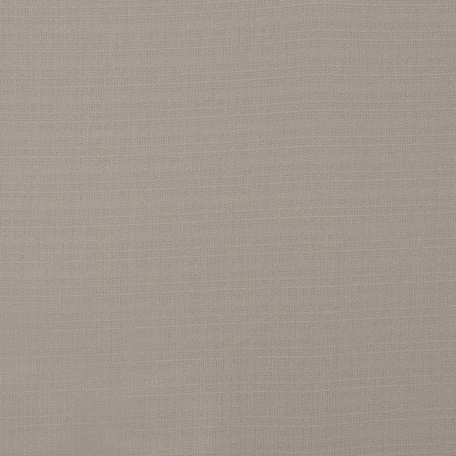 Close-up of soft putty taupe woven fabric with a fine textured surface