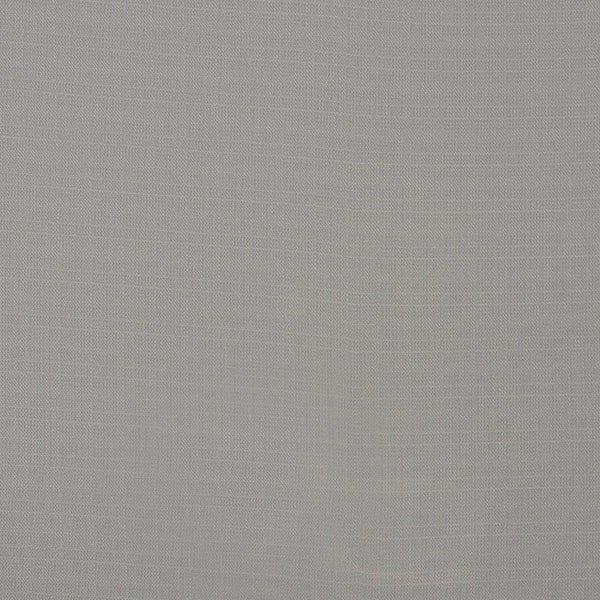 Close-up of a soft silver-grey plain weave fabric with fine texture