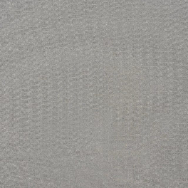 Close-up of a soft silver-grey plain weave fabric with fine texture