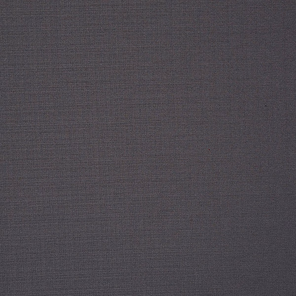 Plain deep slate grey woven fabric with a fine textured surface
