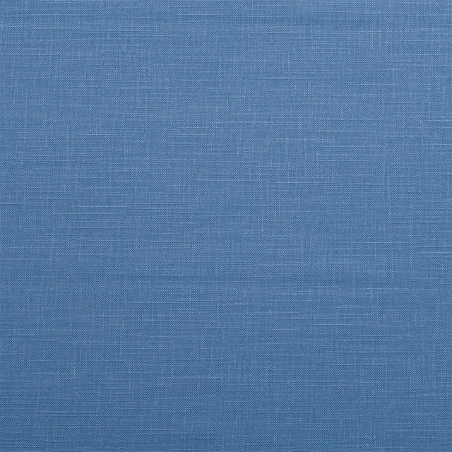Plain soft coastal blue cotton fabric with fine woven texture