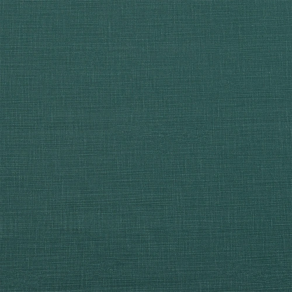 Deep jade green plain-woven cotton swatch with fine crosshatch texture