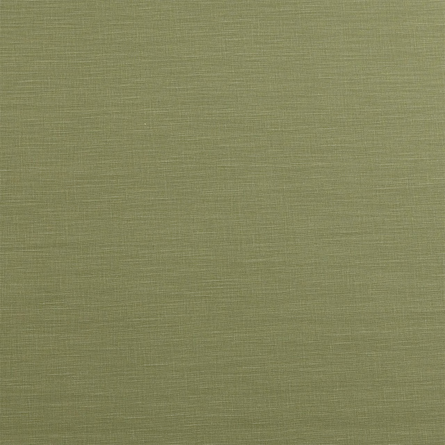 Muted khaki olive plain cotton fabric with a fine woven texture