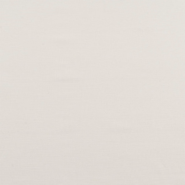Plain soft ivory cream cotton swatch with a fine, lightly textured weave
