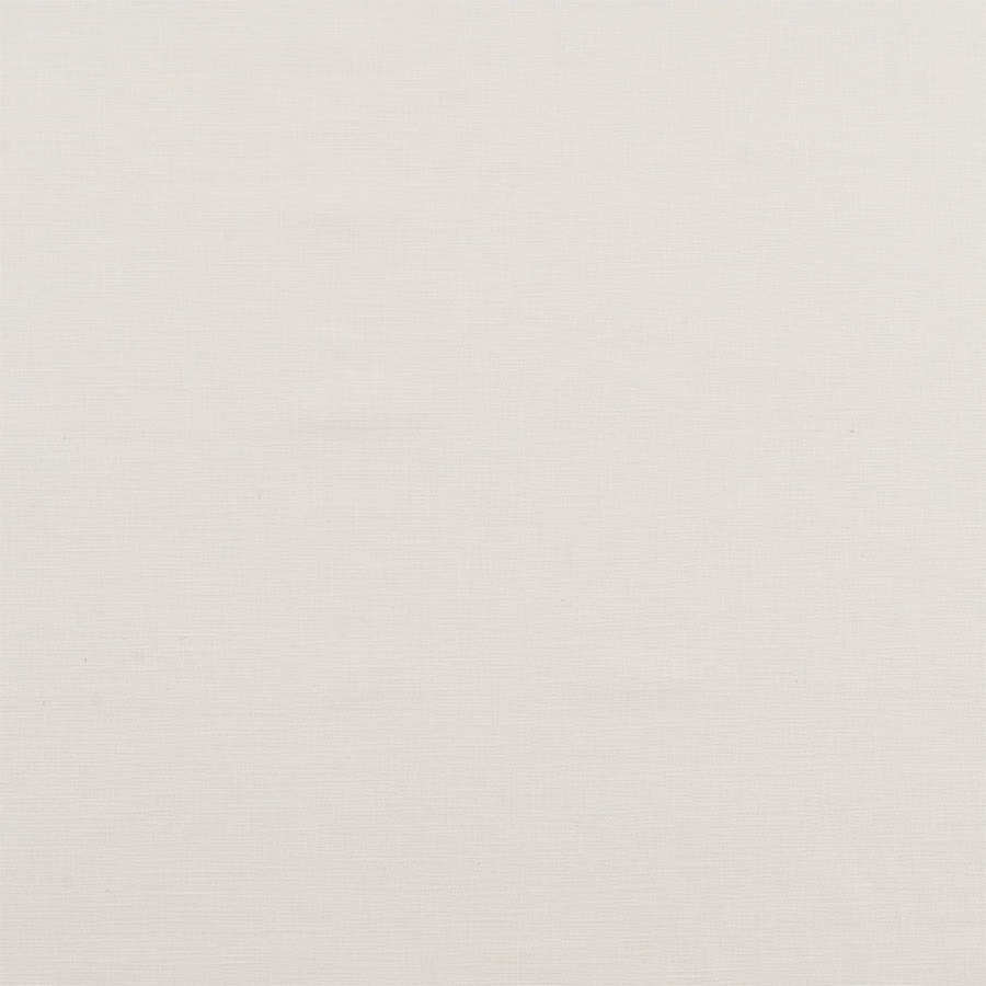 Pale natural cream plain fabric with fine horizontal woven texture