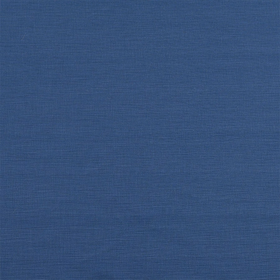 Deep navy blue plain cotton fabric with a subtle fine weave texture
