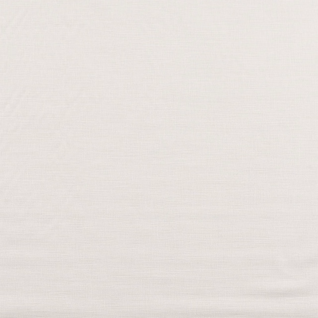 Soft putty cream plain-woven cotton fabric swatch with fine matte texture