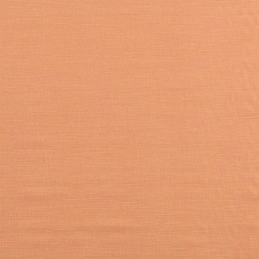 Plain peach-rust cotton swatch with fine horizontal texture