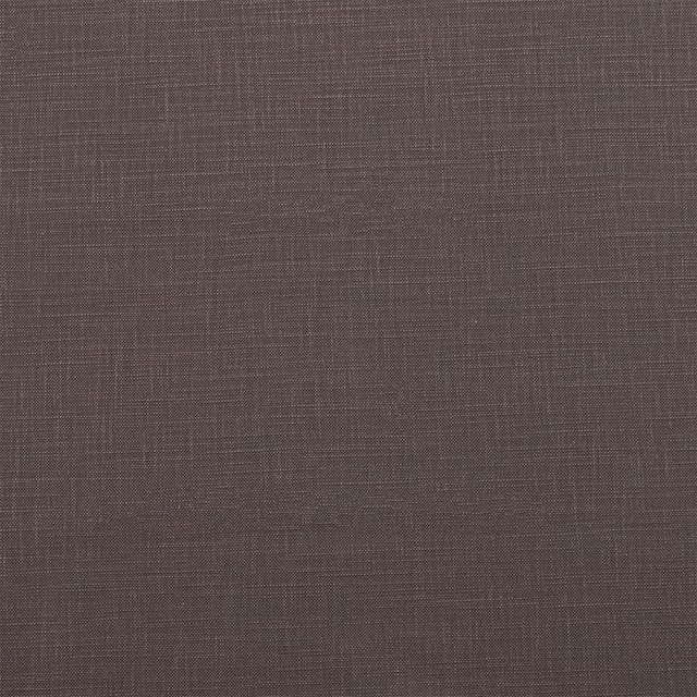 Close-up of deep cocoa brown plain woven cotton fabric with fine texture
