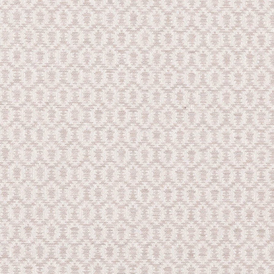 Pale dove-grey woven geometric fabric with small repeating texture