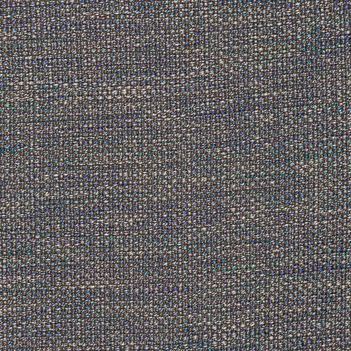 Close-up of a tightly woven amethyst fabric with blue, lilac and charcoal flecks