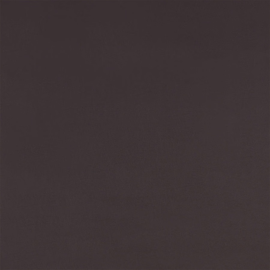 Dark mocha-brown plain fabric swatch with a smooth, low-sheen surface
