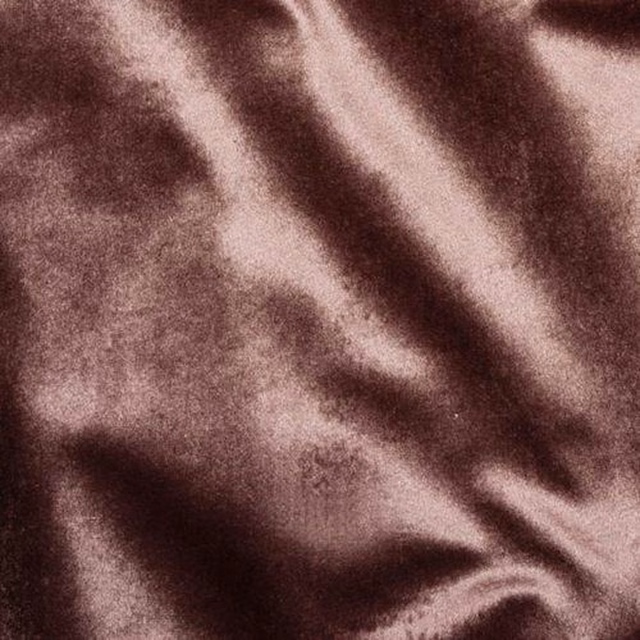 Crushed mauve plum fabric with a soft sheen and fluid folds