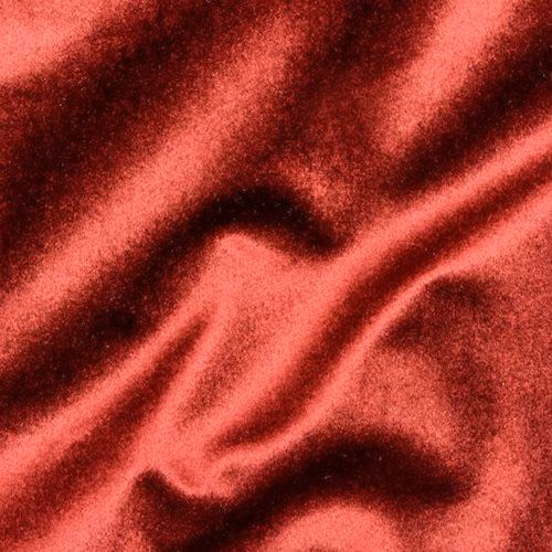 Deep wine-red velvet swatch with a soft, glossy sheen