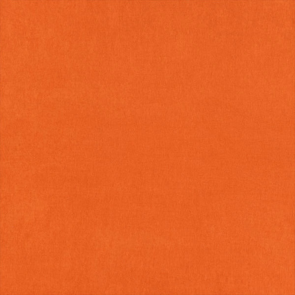 Plain burnt orange fabric swatch with a smooth matte finish