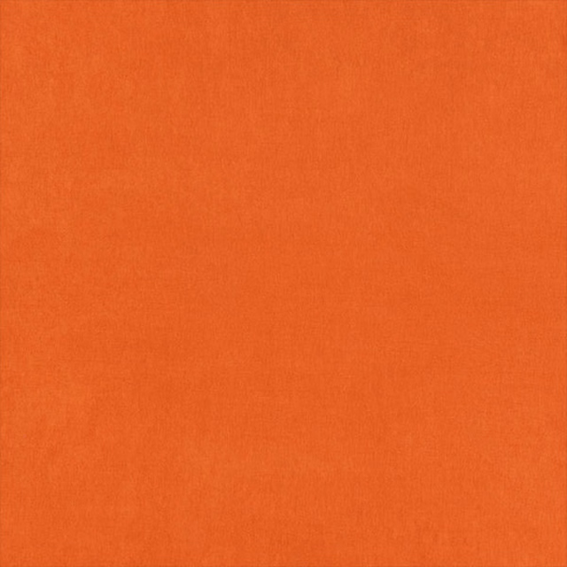 Plain burnt orange fabric swatch with a smooth matte finish