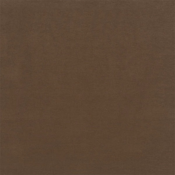 Plain deep chocolate brown fabric swatch with a smooth matte weave