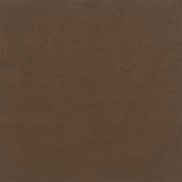 Plain deep chocolate brown fabric swatch with a smooth matte weave