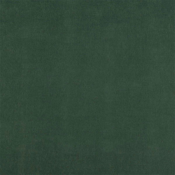 Solid deep emerald green fabric swatch with a soft matte finish