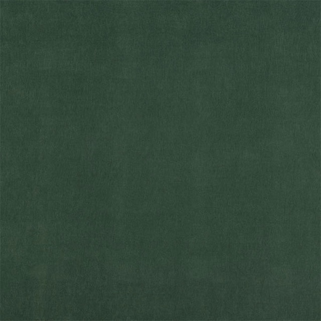 Solid deep emerald green fabric swatch with a soft matte finish