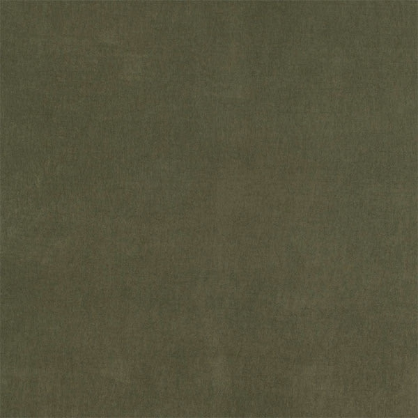 Plain muted forest green fabric swatch with a smooth matte weave