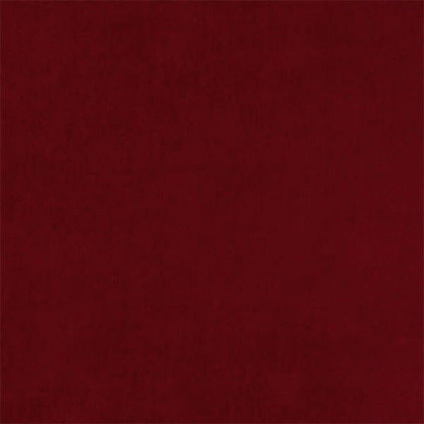 Deep mulberry red plain fabric swatch with a soft matte texture