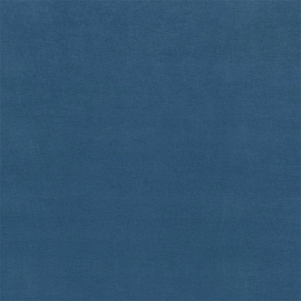 Muted ocean-blue plain fabric with a soft, fine woven texture
