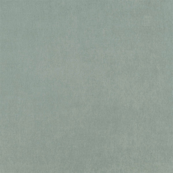 Pale seafoam green plain fabric with a smooth matte finish