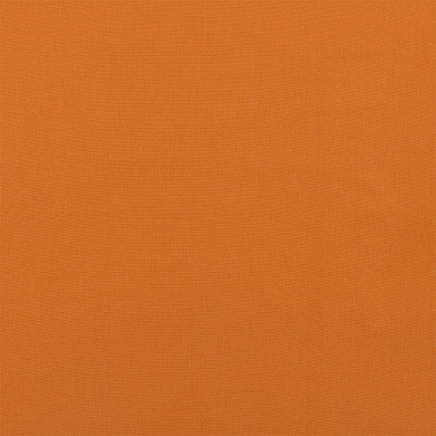 Burnt orange plain woven cotton fabric swatch with fine texture