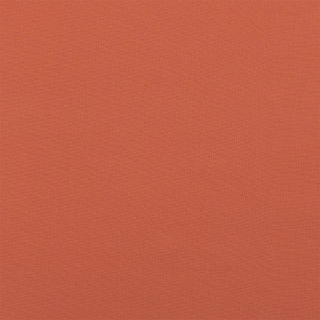 Burnt sienna plain woven cotton swatch with a fine matte texture