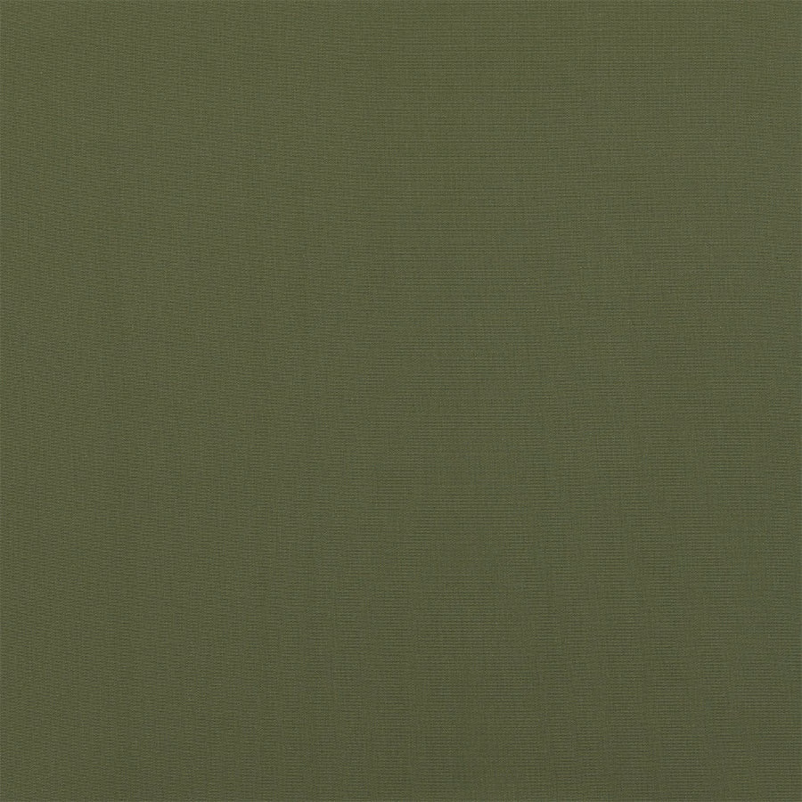 Muted cedar green plain-woven cotton fabric with a fine textured surface