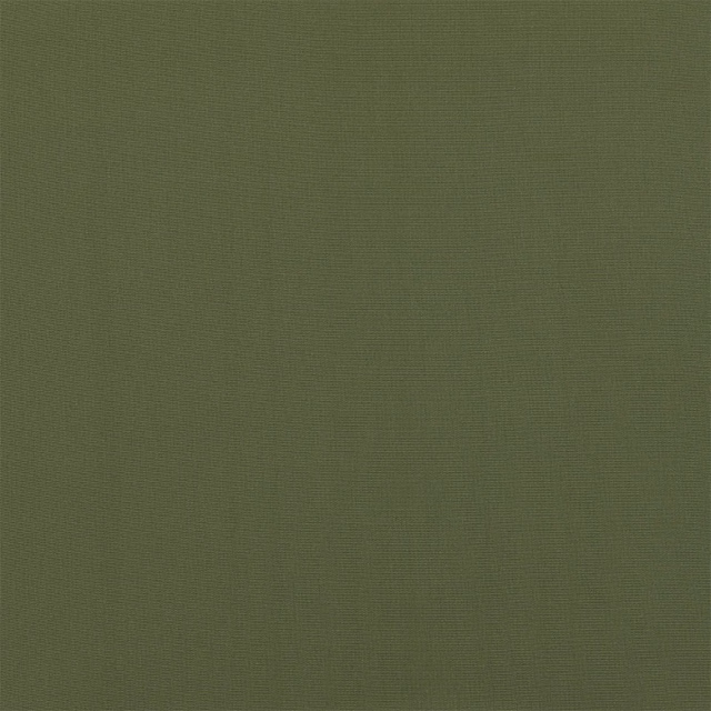 Muted cedar green plain-woven cotton fabric with a fine textured surface