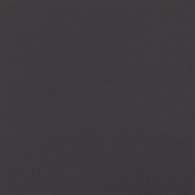 Dark charcoal grey plain-woven cotton fabric with a fine textured surface