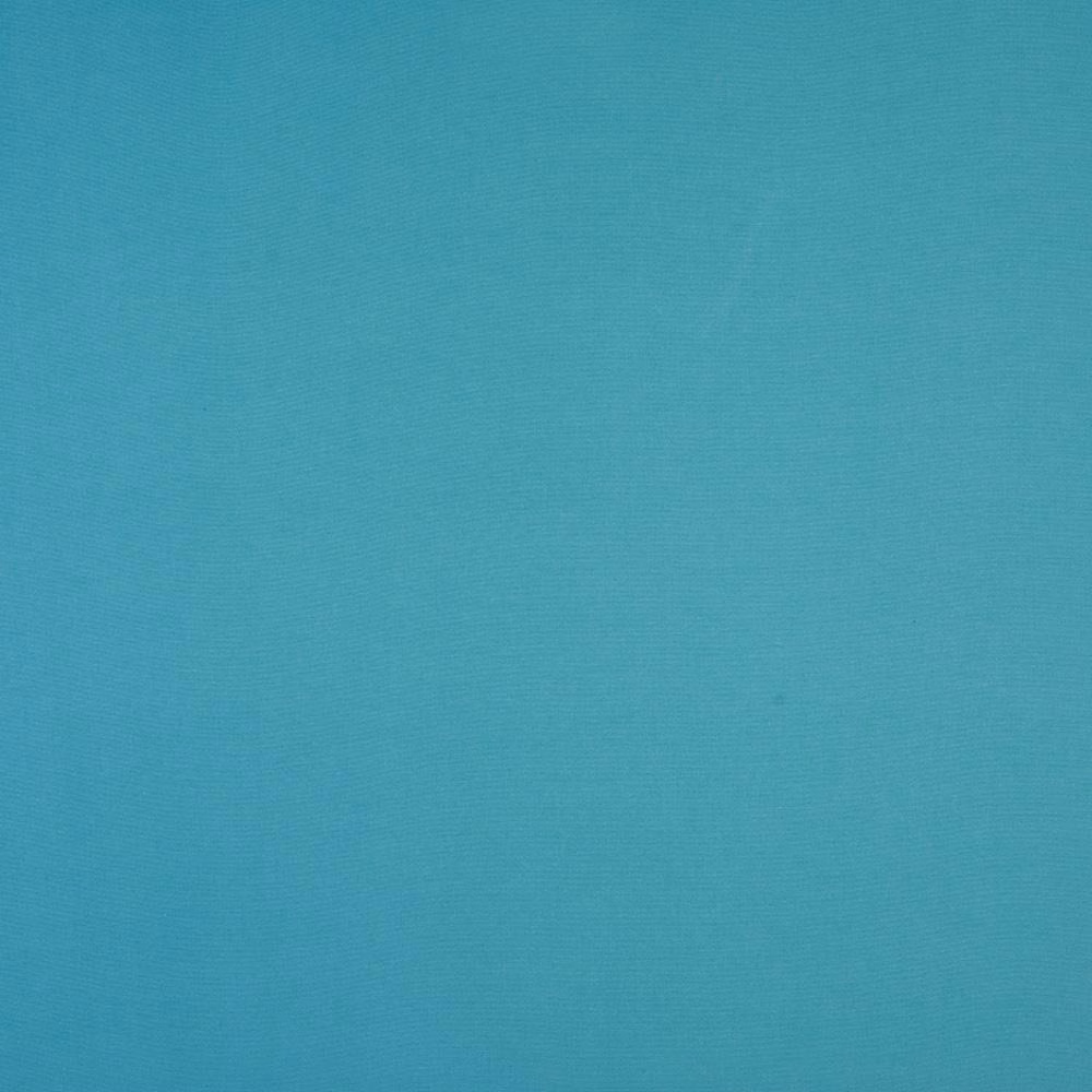 Bright cornflower blue cotton panama weave fabric swatch