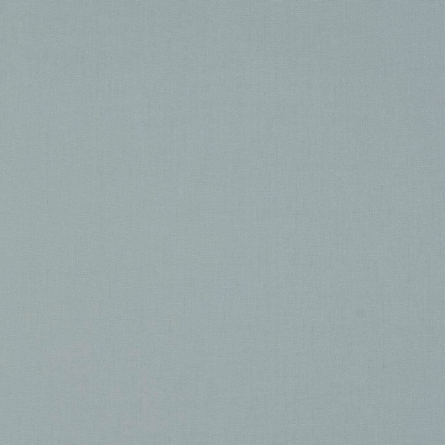 Pale duck egg blue plain-woven cotton fabric swatch