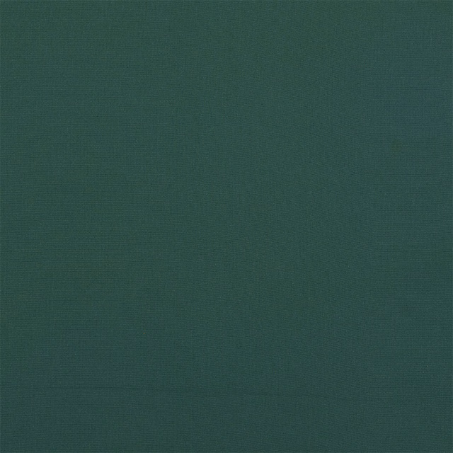 Deep forest green woven cotton swatch with fine horizontal texture