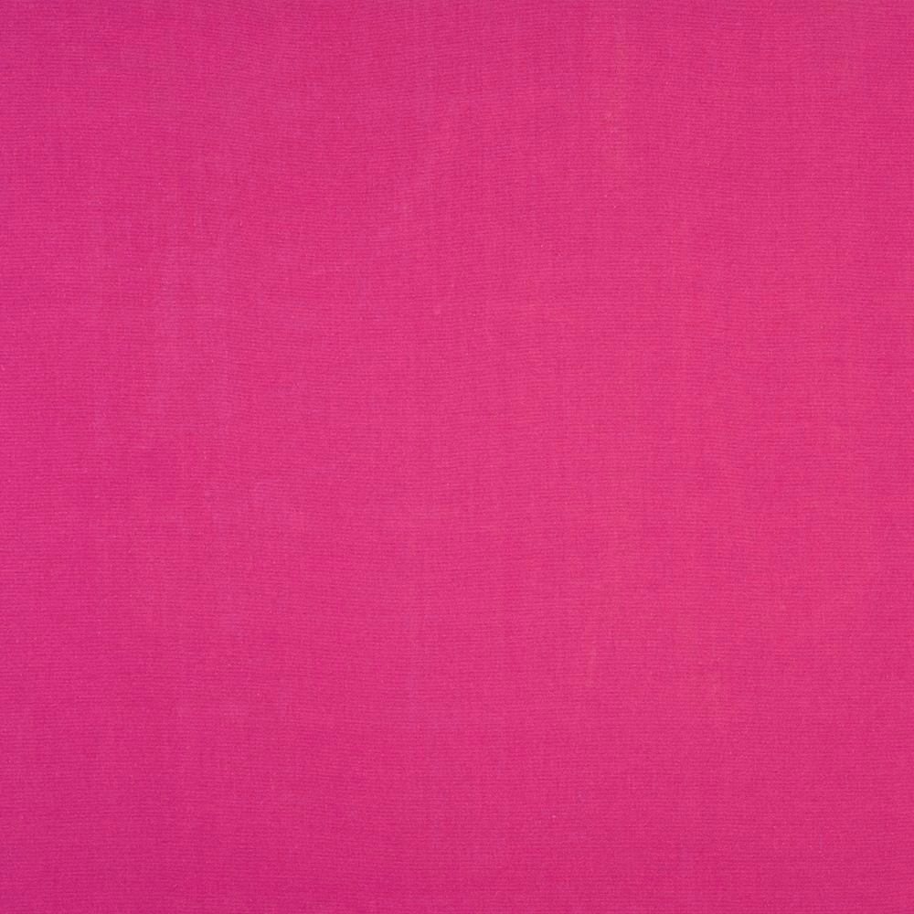 Vivid fuchsia pink plain-woven cotton fabric swatch with a smooth matte texture
