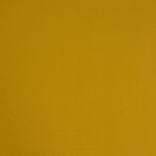Plain mustard-gold cotton fabric with a fine woven texture