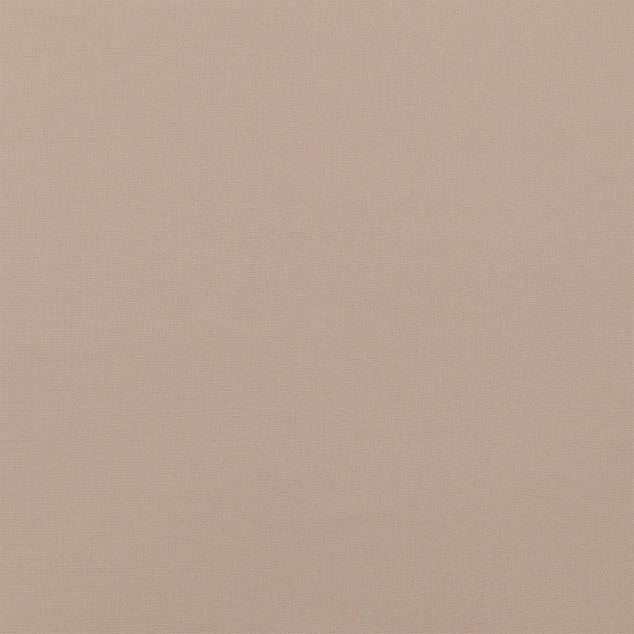 Close-up of soft beige woven cotton fabric with a fine hessian texture