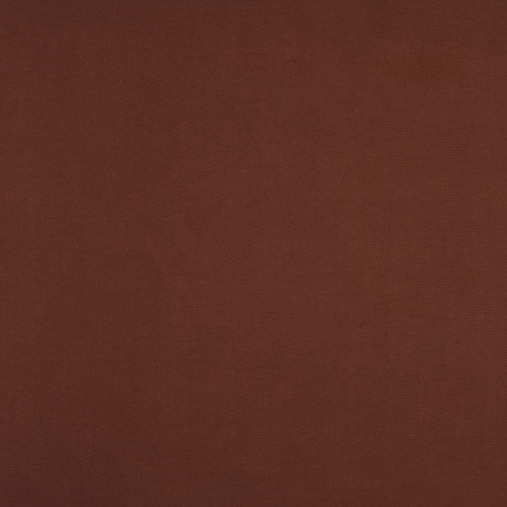 Solid mocha-brown cotton swatch with a fine, even woven texture