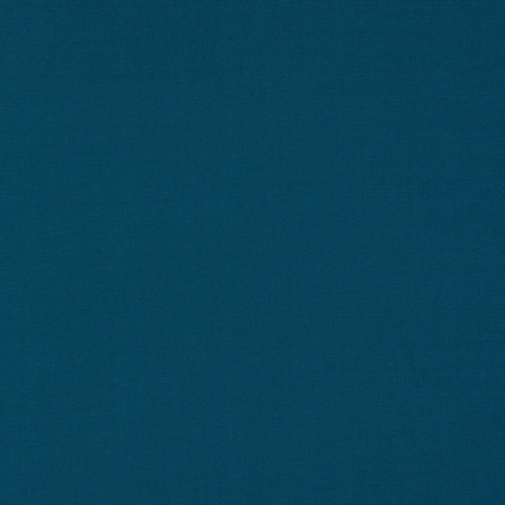 Deep petrol teal plain woven fabric with a matte cotton texture