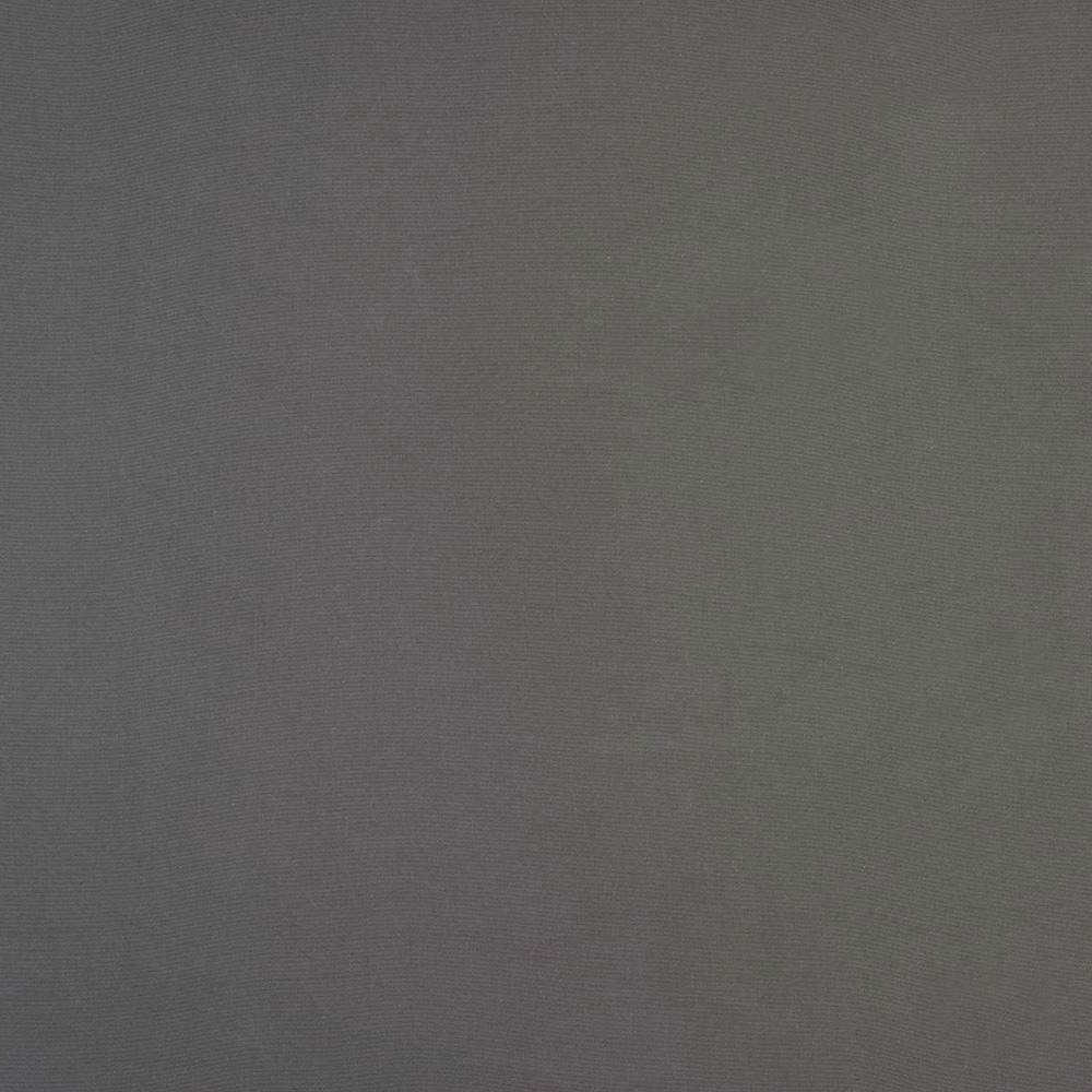 Close-up of cool pewter grey plain-weave cotton fabric
