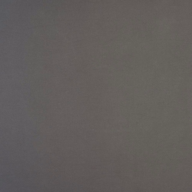 Close-up of cool pewter grey plain-weave cotton fabric