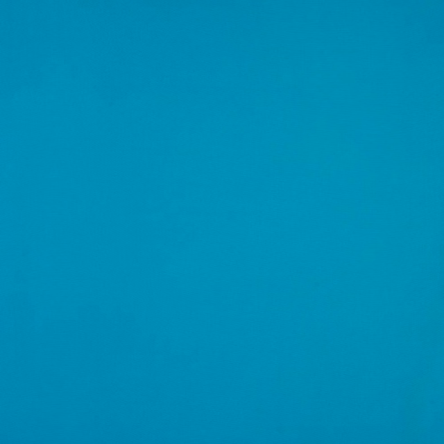 Solid bright aqua teal cotton swatch with a fine plain weave texture