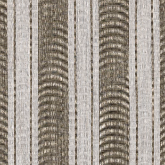 Muted olive and pale striped woven fabric with a fine textured surface