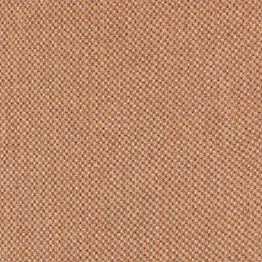Close-up of a fine amber-peach plain weave fabric with subtle texture
