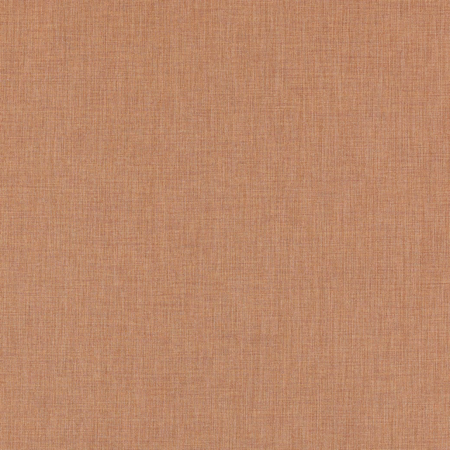 Close-up of a fine amber-peach plain weave fabric with subtle texture