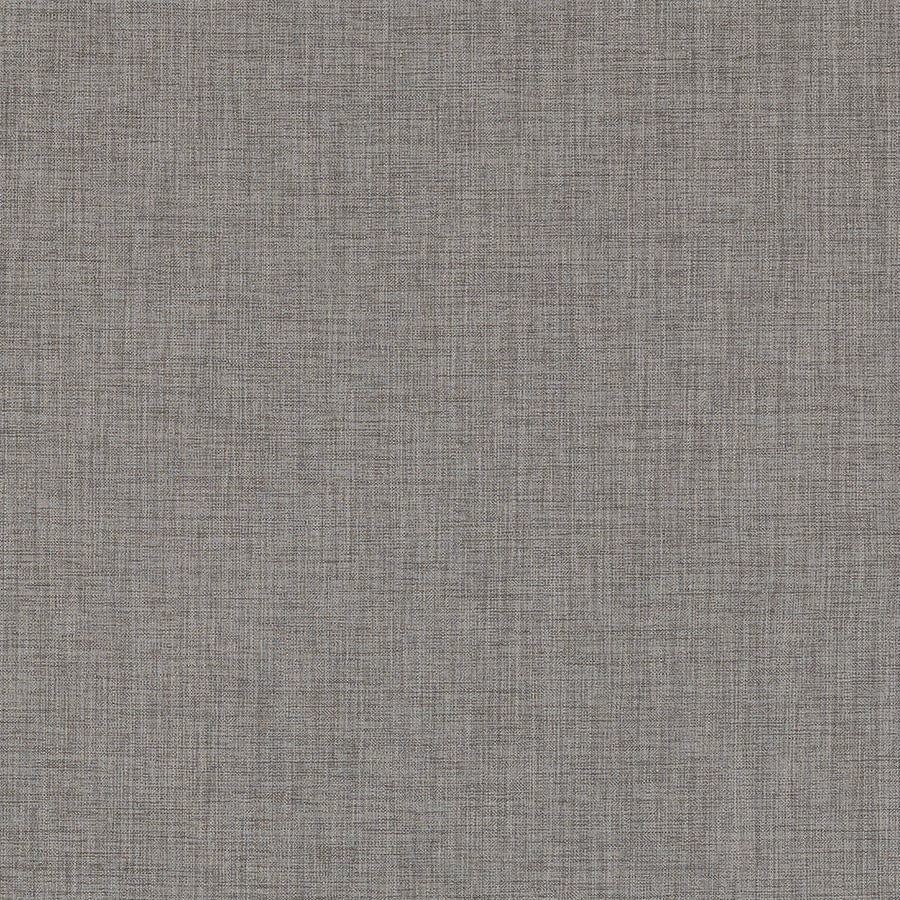 Close-up of soft dove grey woven fabric with a fine textured surface
