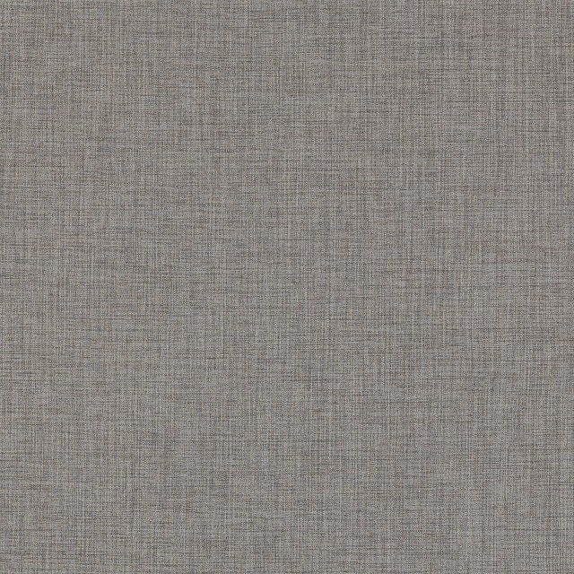 Close-up of soft dove grey woven fabric with a fine textured surface